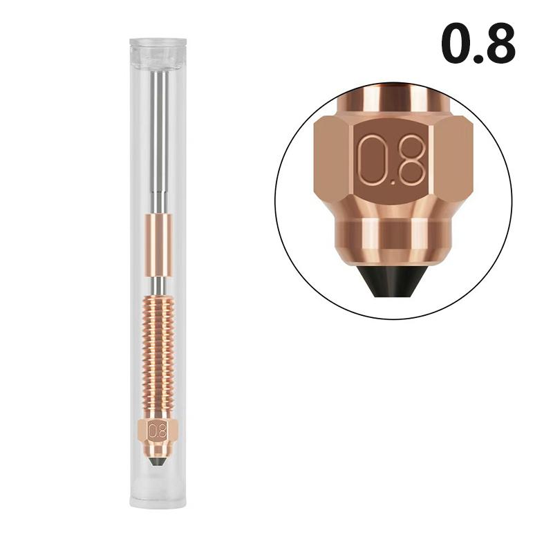 1PCS Creality K1C/K1 Max/K1 SE Nozzles Quick-Swap 3D Printer Nozzle Kit Copper Alloy And Hardened Steel Nozzle For K2 SE