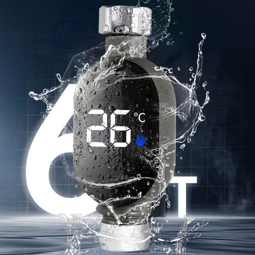Shower Temperature Meter LED Digital Display Temperature Gauge Household Water Thermometer Waterproof Bath Thermostat