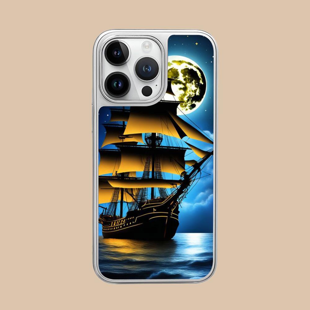 Pirate Corsair Mobile Phone Case for iPhone 17 16 15 14 13 12 11 Air Pro Max Plus Silver Plating Colorful Cover Cover Luxury