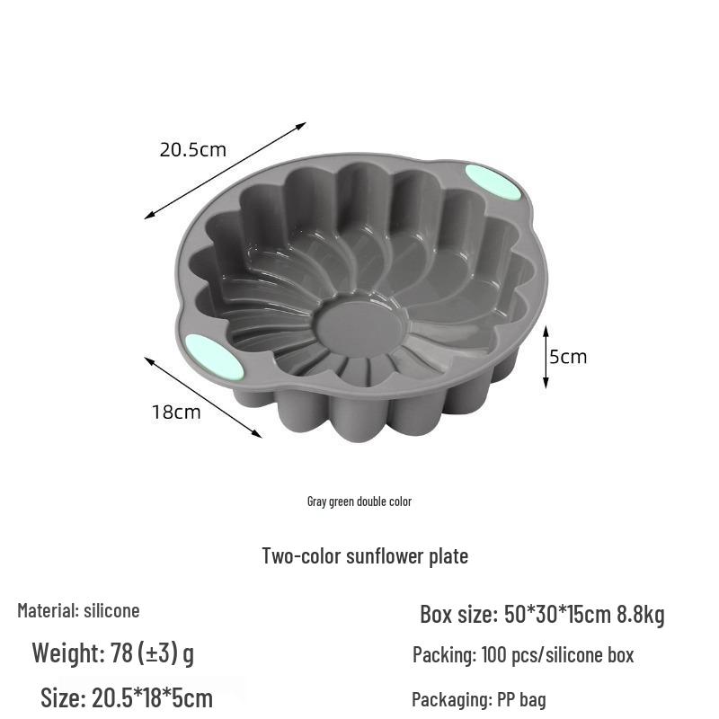 Set di stampi per dolci in silicone: Rilascio Facile, Varie Forme per la Cottura Casalinga