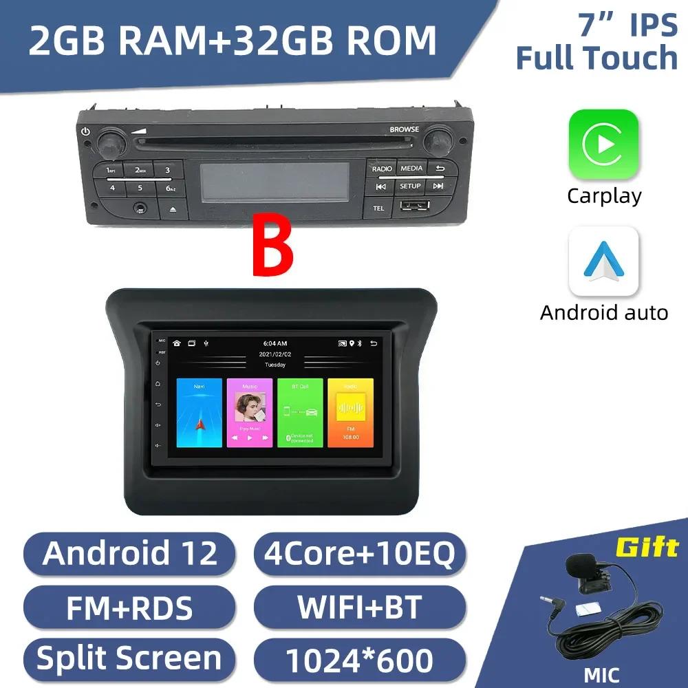 7" Carplay Car Radio For Nissan N400 Opel Movano Renault Master III 3 2010 - 2019 2 Din Android Stereo Multimedia GPS Autoradio