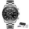BENYAR5140 Top Brand Luxury Full Steel Business Quartz Watch Men Casual Waterproof Sports Watches Clock Relogio Masculino