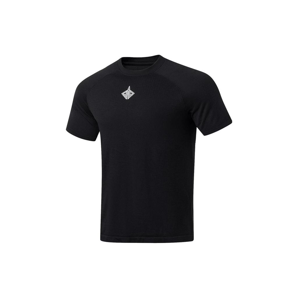 Li Ning Professional Basketball Collection T Shirt Men's Black ATST013-2