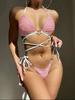 Split Hard Cup Bikini Bikini Swimsuit Ladies Sexy European American Swimsuit Sexy Backless