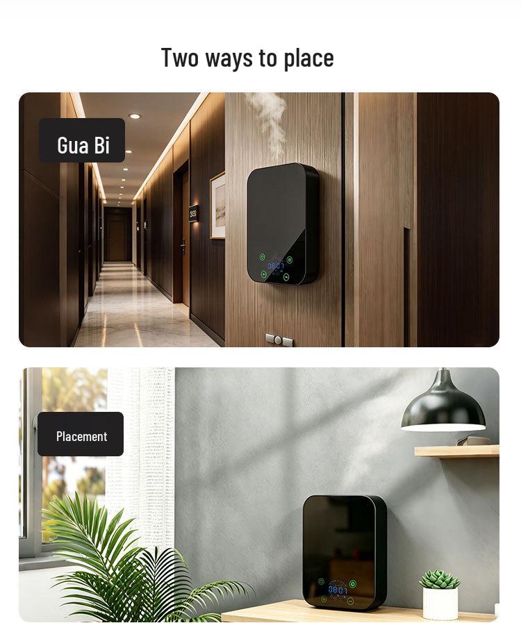 Wall-Mounted Smart Aroma Diffuser: Essential Oil Fragrance Dispenser for Hotel Lobby & Hallway Aromatherapy