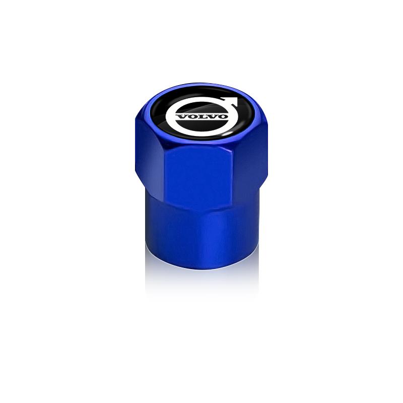 4PCS Car Wheel Tire Valve Stem Caps Airtight Cover For Volvo Rdesign XC90 S60 XC60 V70 S80 S40 V50 V40 V60 C30 S70