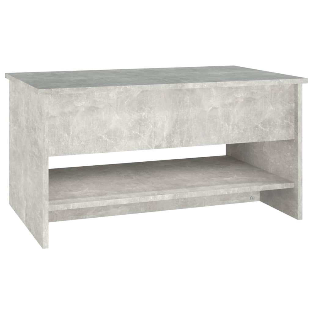 Coffee Table, Concrete Grey, 80x50x40 Cm