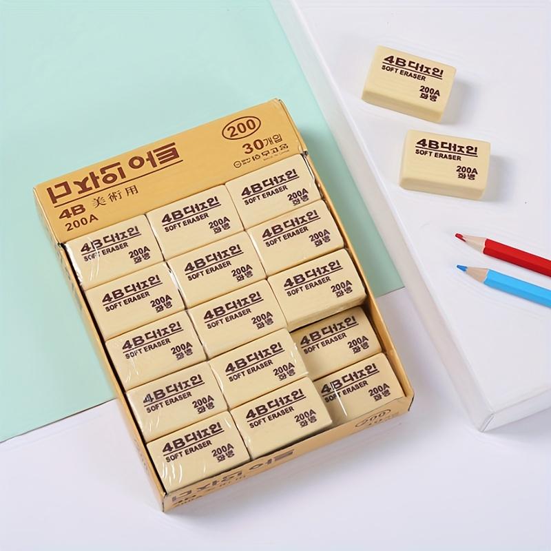 

30pcs of colored lead can be wiped clean, erasers for art sketching, painting, stationery, erasers are not easy to scratch paper