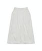 Teulimingbeodeu Bar-Tack Pleated 2-Way Fit Skirt [ White ]