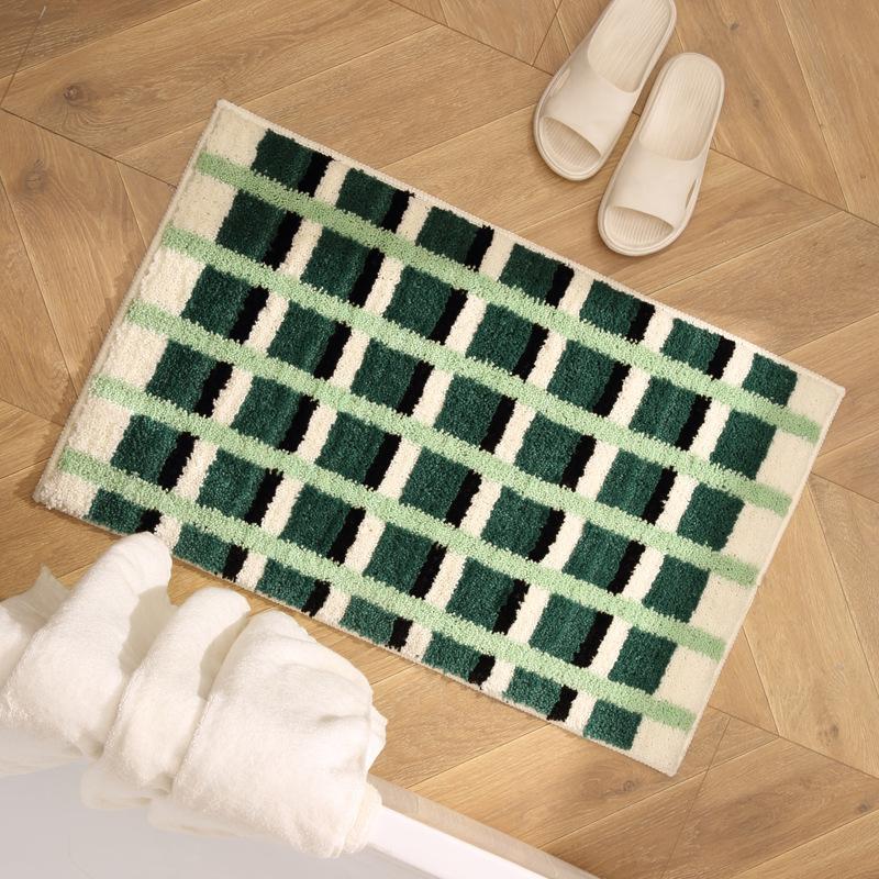 Garden Ins Wind Mat Home Senshi Bathroom Absorbent Foot Mat Toilet Non-slip Carpet Toilet Bathroom Mat