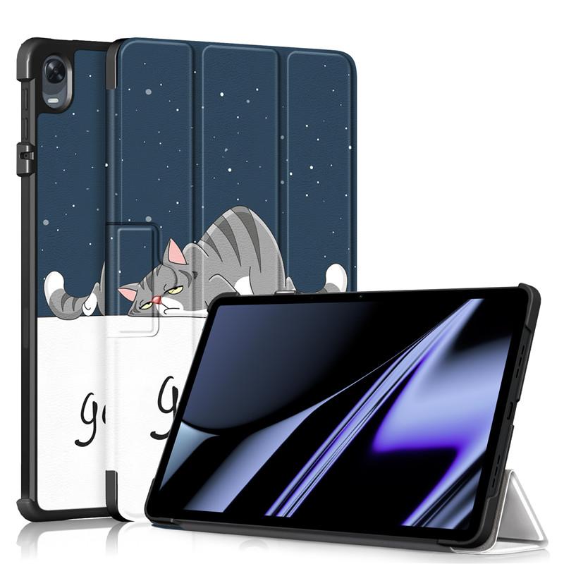 Tablet Case For Oppo Pad Case 2022 Pu Leather Hard Back Stand Folding Cover For Funda Oppo Pad 11 Inch Case Cover Coque Rose Gold