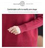 Elegant Plus Size Chinese Style Wool Sweater for Middle-aged and Elderly Women - Autumn/Winter Knitwear