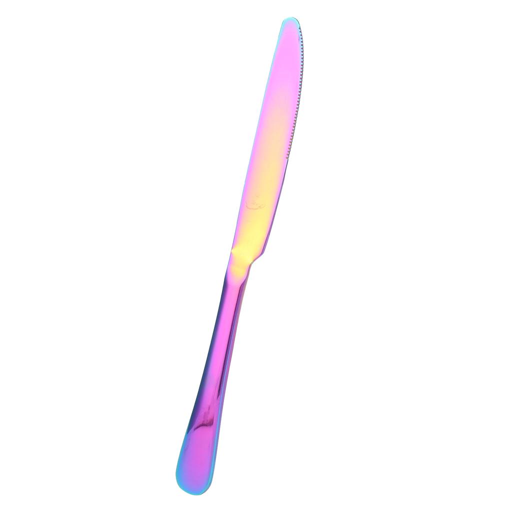 Stainless Steel Knife No BPA Kitchen Utensil Tableware for Home Restaurant WeddingColorful