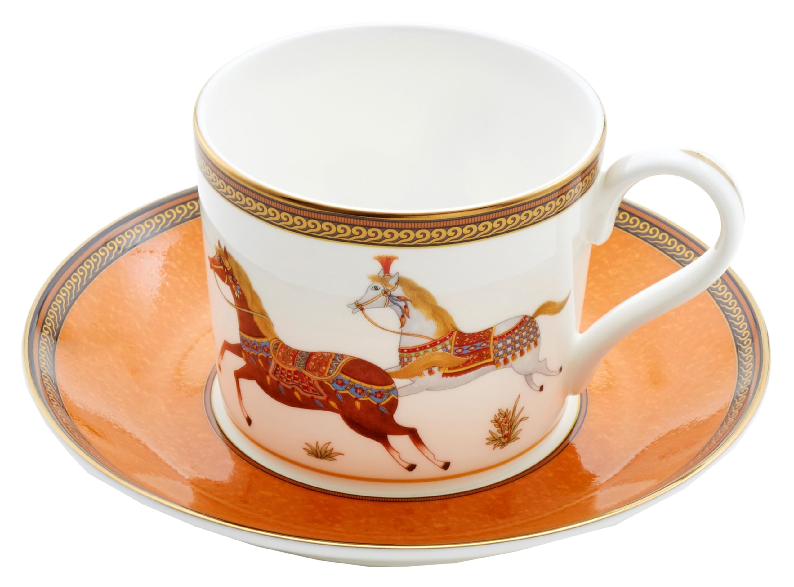 

Microwave-safe cup and saucer by Royal Arden, bone china, boxed, 270ml, No. 37691