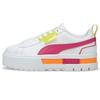 Puma Mayze City Lights Scarpe da Skate Basse da Donna Bianco Rosa Verde 382741-02