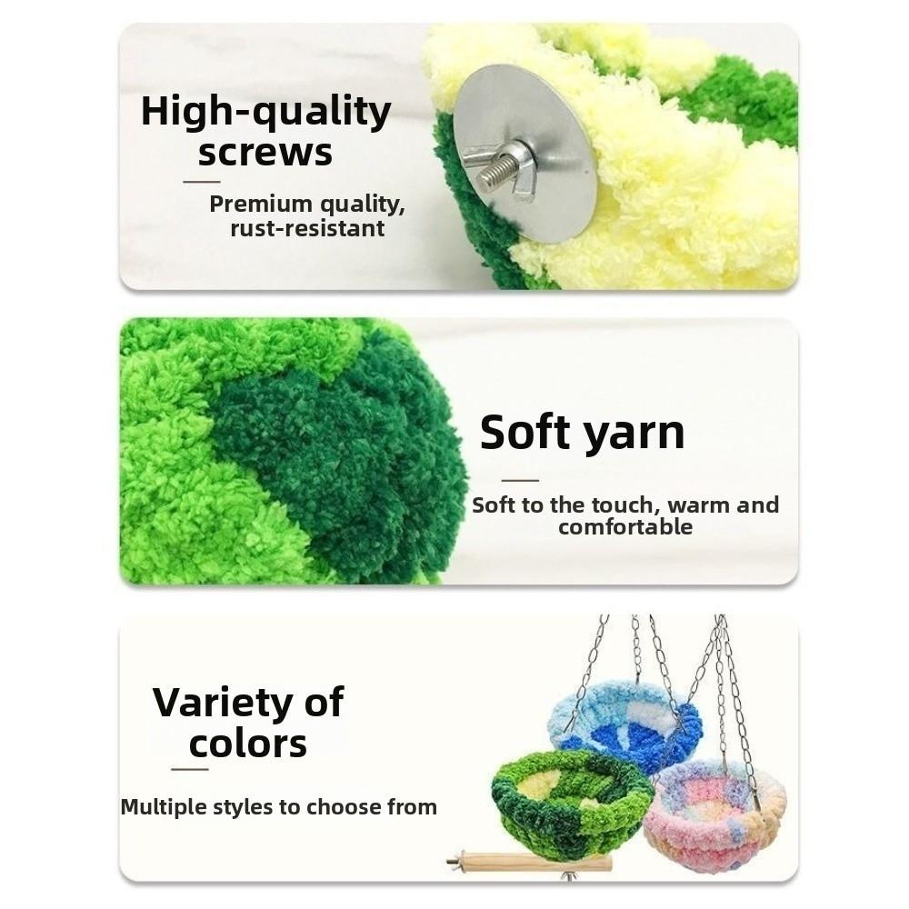 Hanging Bird Hammock Comfortable Bird Cage Swing New Warm Bird Nest Pet Supplies