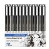 Professional Art Marker Needle Tip Drawing Pen Waterproof Fine Liner Pen For Artists Sketching And Art Illustrations