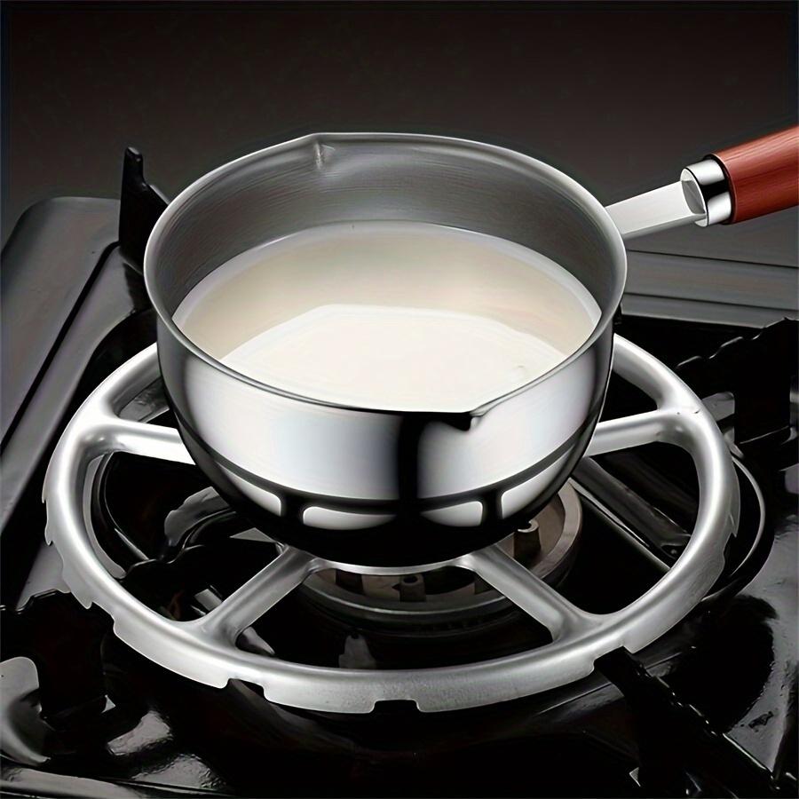 Stainless Steel Multi-Use Mini Pan For Oil, Milk, And Chocolate - Perfect For Heating, Melting, And Pouring - Ideal For Kitchen & Outdoor Camping