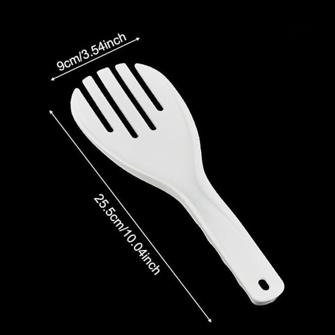 Household plastic loose rice spoon restaurant canteen rice shovel electric rice cooker thick large rice fork anti fall rice shovel 2 pieces