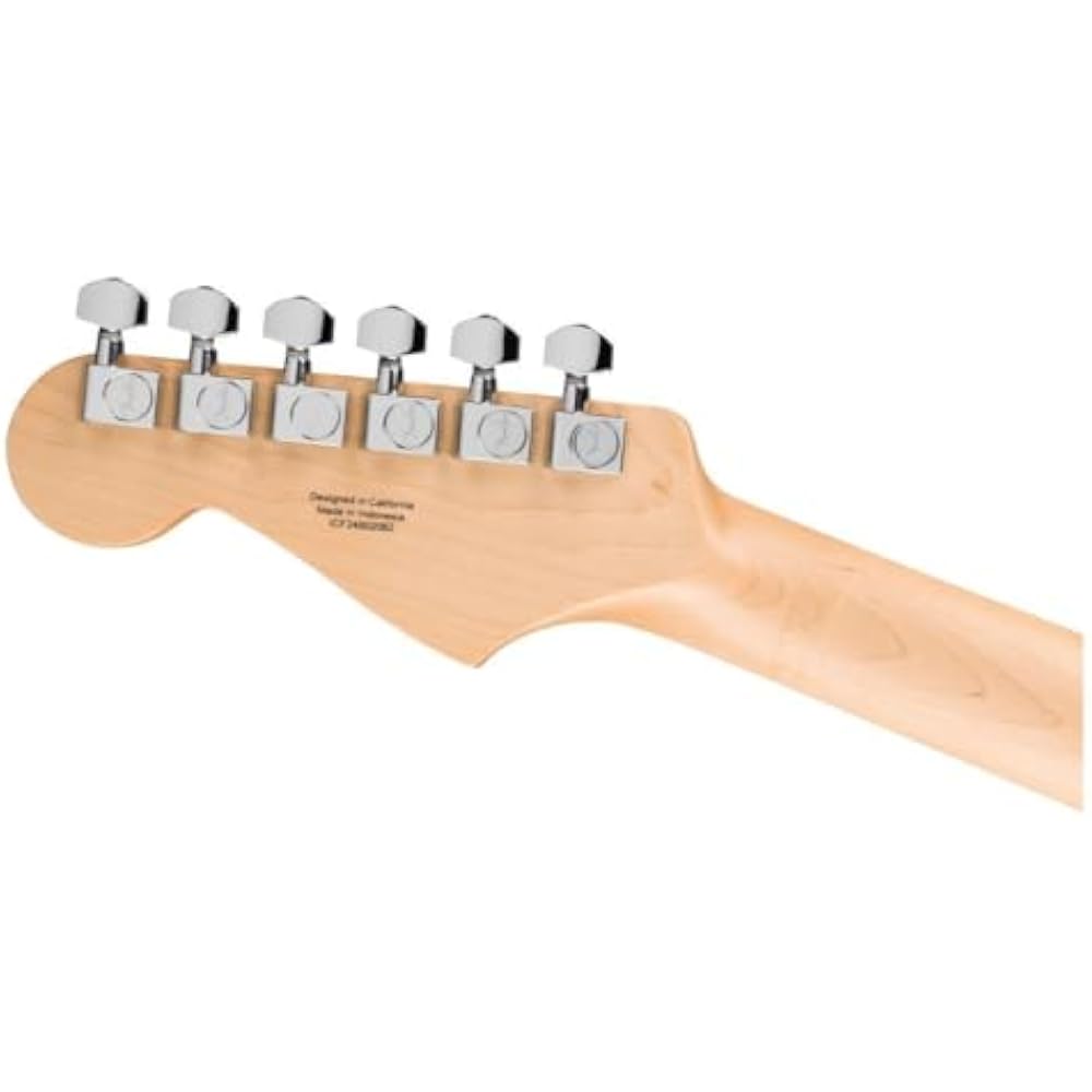 Fender Fender Electric Guitar Standard Stratocaster® HSS, Maple Fingerboard, White Pickguard, Aqu...