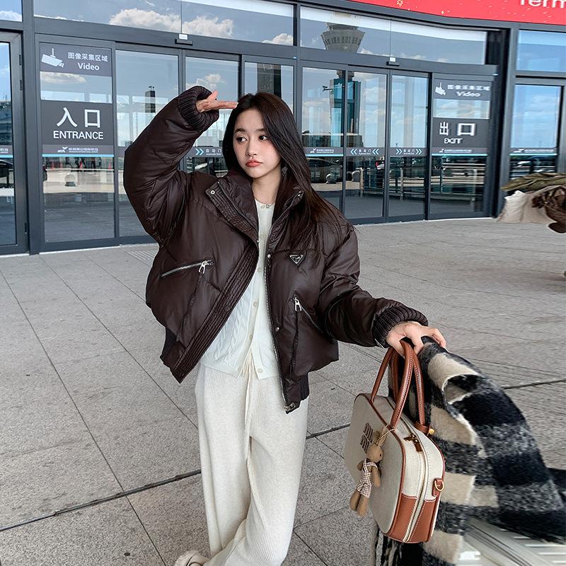 Thickened bread suit cotton jacket women's winter 2025 winter new student loose casual padded jacket down cotton jacket women