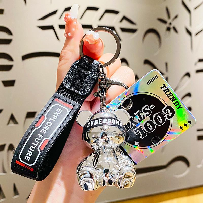 Bear Keychain Fashionable Durable Resin Accessory For Cars Bags And