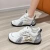 Women's Causal Sneakers 2025 Summer New Fashion Breathable Mesh Lace Up Sports Shoes for Women Platform Ladies Walking Shoes