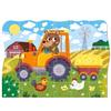 Puzzle Teddy Farmer 30 Elementów Uroczy Misiek Teddy Układanka Dla Maluchów