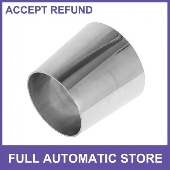 Car Exhaust Pipe Tubing Piping Adapter 2.5  OD To 3  OD 201 Stainless Steel New