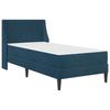 Bed Frame with Mattress Blue 80 x 200 cm Velvet