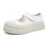 Zhao Ruth has the same platform Mary Jane shoes for women's summer 2025 new muffin big head ugly cute single shoes versatile little white shoes