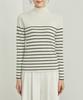ROPE PICNIC Knit Pullover Machine Blue 38 Women's High-Neck Sweater, Anti-Slip, Washable, Anti-Pilling, (47)