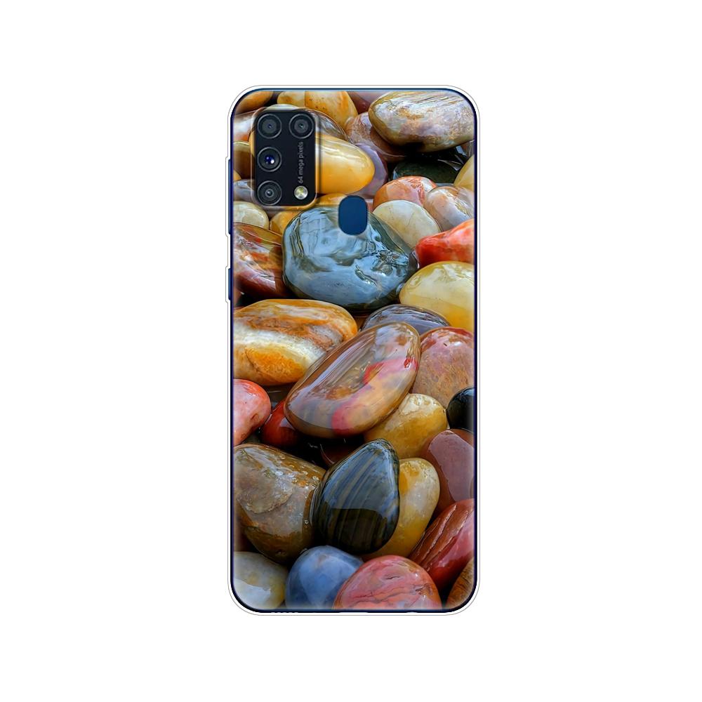 Pentru Samsung M31 Husa 6.4" Husa din silicon moale Tpu pentru Samsung Galaxy M31 M 31 SM-M315FZBVSER m315 Funda pentru bara din spate a telefonului