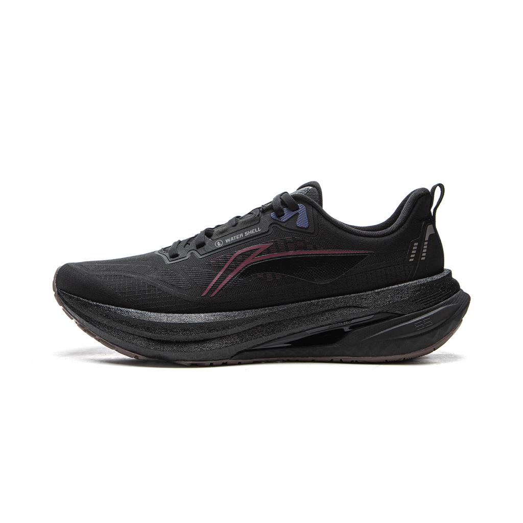 New LiNing Shock Absorbers Slip Resistant Abrasion Resistant Breathable Low Top Running Shoes Men's Black ARSV123-5