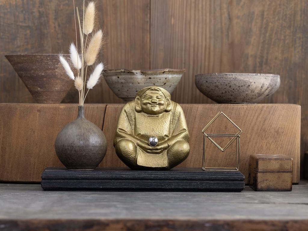 Jewel Daikokuten Nitten Sculptor Sotaro Saegusa Statue Ornament Seven Lucky Gods Takaoka Copperware Prototype_Buddha (Hoju Daikokuten)