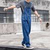 Pánské kalhoty s náprsenkou volné rovné pracovní kalhoty One Piece Workwear Suspenders Sub