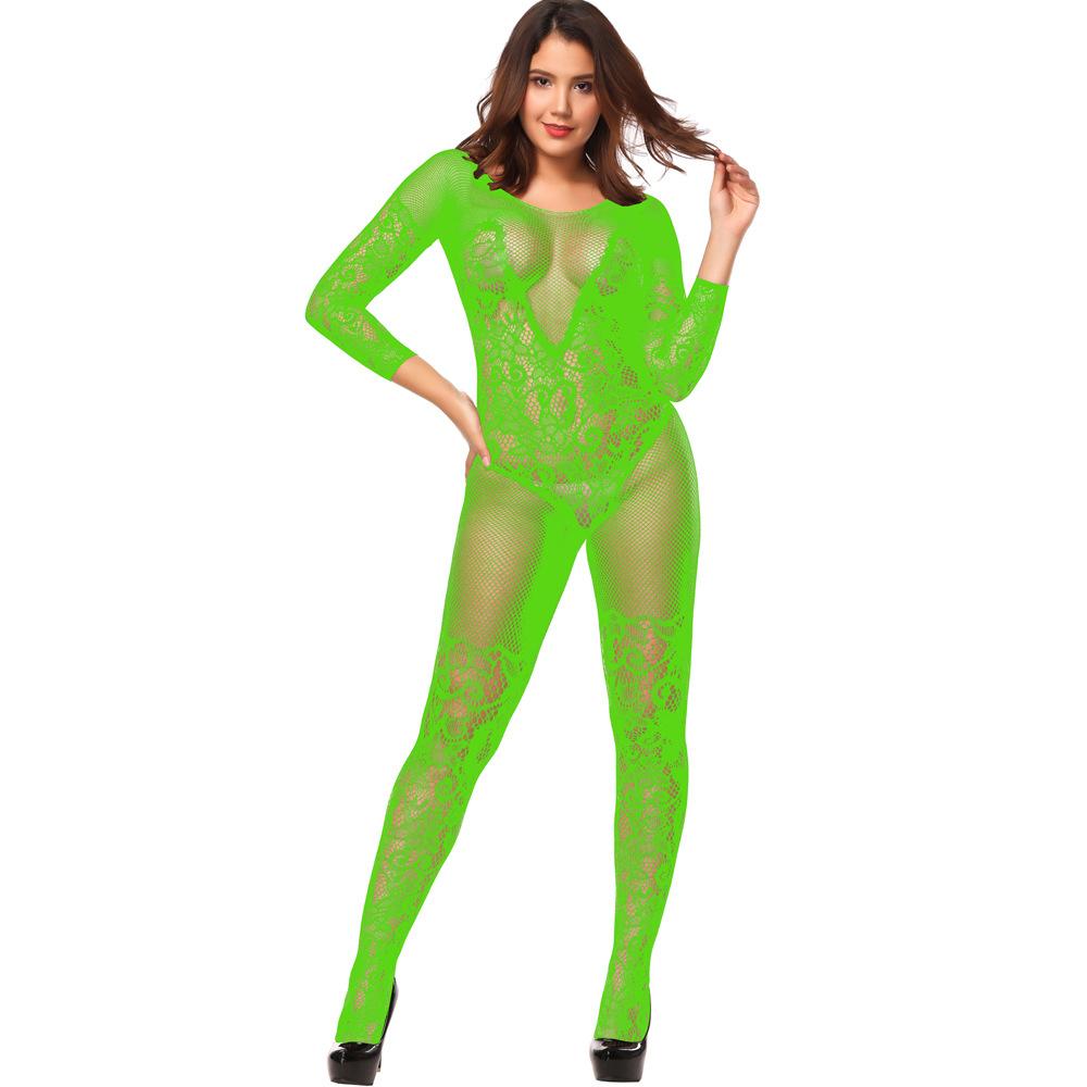 Sexy Body Stocking Lingerie Bodysuit Underwear Tight Sexy Transparent Women Intimates Hose Black Mesh Bodystocking Nightwear