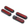 4Pcs Electric Scooter Wheel Hubs Cover Safe Drive Install Easily Electric Scooter Accessories for Xiaomi M365Red
