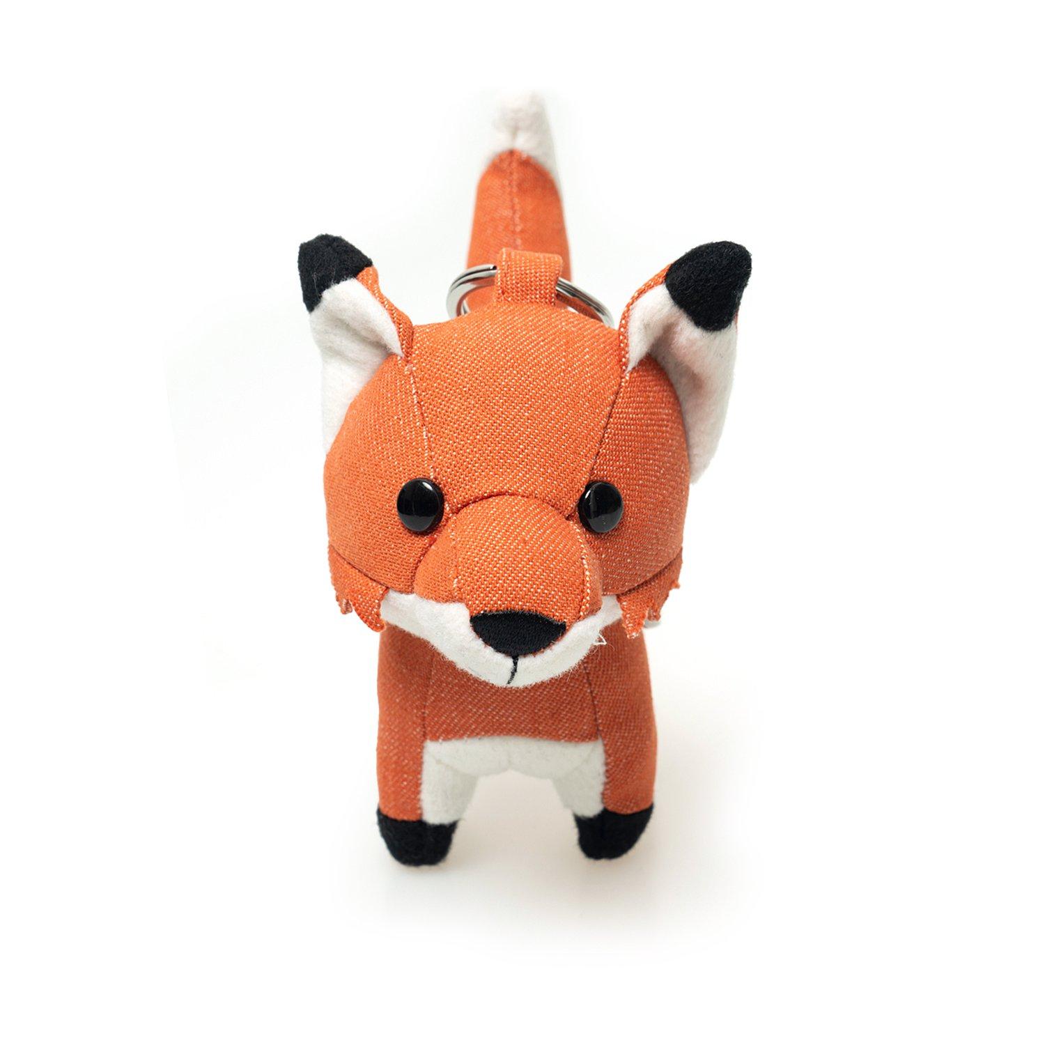 [Maison Kitsune] Maison Kitsuné Fox Bag Charm Keychain LW06905WW0081-P899