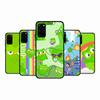 Popular D-Duolingo Green Owl Phone Case For Samsung S 24 Fe 25 Ultra Plus 20 Lite 21 30 22 23 24 22 Ultra 5G Fundas
