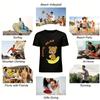 Cute Bear Banana Print Kids T-shirt Boys Girls Casual Breathable Crew Neck Short Sleeve Top Pure Cotton T-shirt
