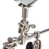 Helping Hand Tool Soldering Stand With 4X Welding Magnifying Glass led Adjustable 2 Alligator Clips 360 Degree Rotating