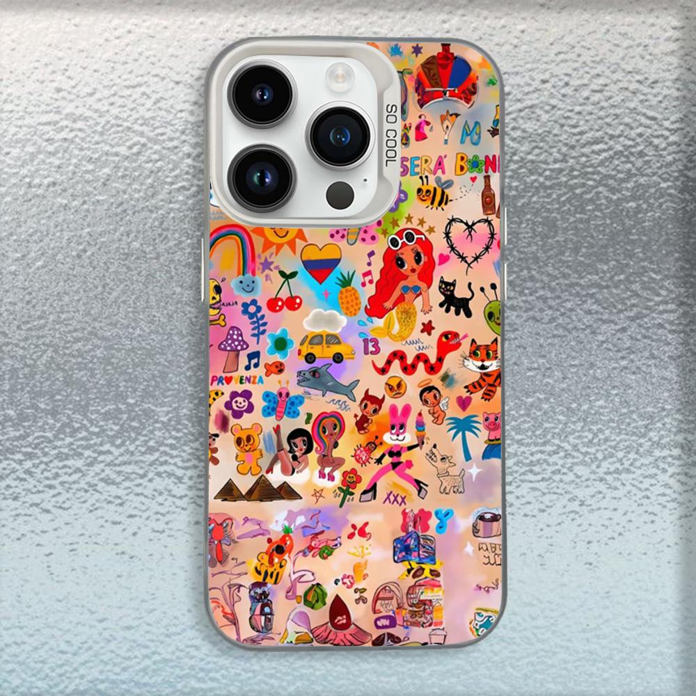 K-Karol G Manana Sera Bonito Phone Case For iPhone 16,15,14,13,12,11,Mini,Pro,MAX White Matte Shockproof Cover