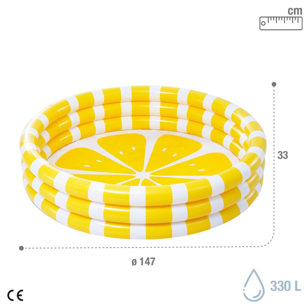 INTEX Zesty Lemon Pool, 147 x 33 cm [Official Japanese Product] 58432
