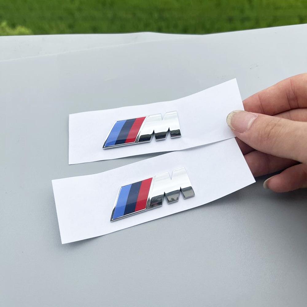 NCBI9 1PC-ABS Car Fender Side Emblem Rear Trunk Badge M Logo Sticker For Mini BMW M M3 M5 M6 E46 E90 F30 G20 E36 G20 Series X1 X3 X5