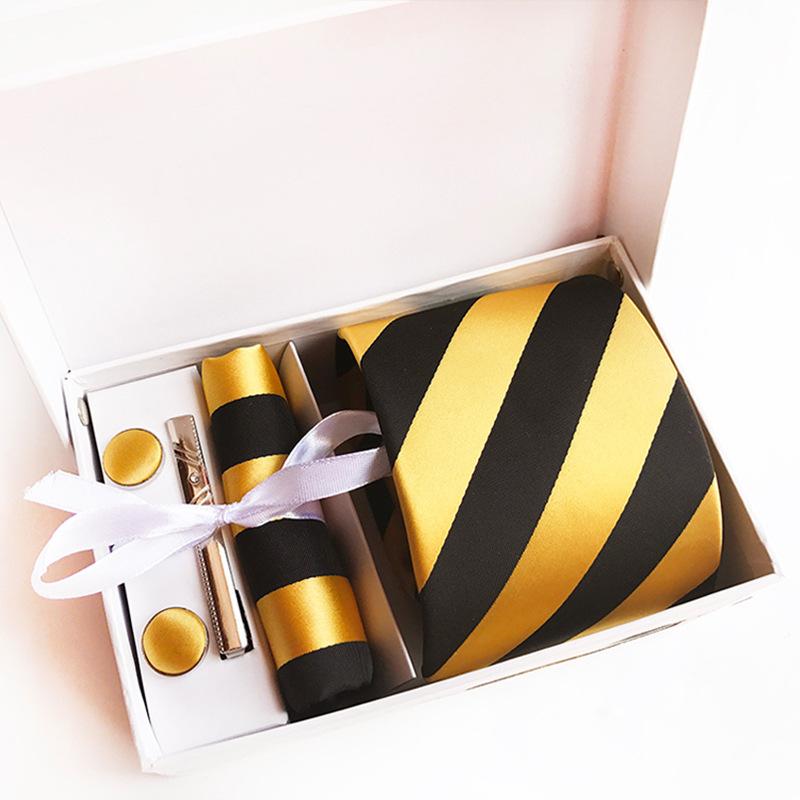 Polyester Business Executive Men'S Tie 6-Piece Gift Box Tie
