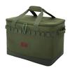 MOON LENCE Camping Storage Box, Multi-Gear Case, 37L Large Capacity Soft Container, Toolbox, Tote Bag, Outdoor Tool Organizer, Green
