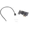 Space Saving PCIe Adapter Board Advanced Signal Stability For Professional Workstations And Home Entertainment Systems