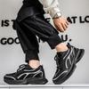 Mens Breathable Mesh Sneakers With Thick Platform Sole Comfort Casual Shoes Daily Wear