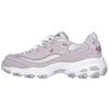 DLites Mesh Synthetic Leather Comfortable Casual Shock Absorbing Non-Slip Wear-Resistant Low-Top Dad Shoes Women Sneaker Lavender 11977-LAV
